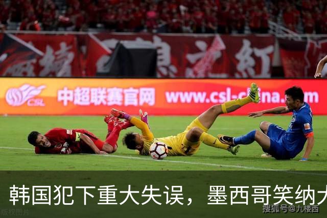 韩国犯下重大失误，墨西哥笑纳大礼！赛后门将表情遭全球网友恶搞